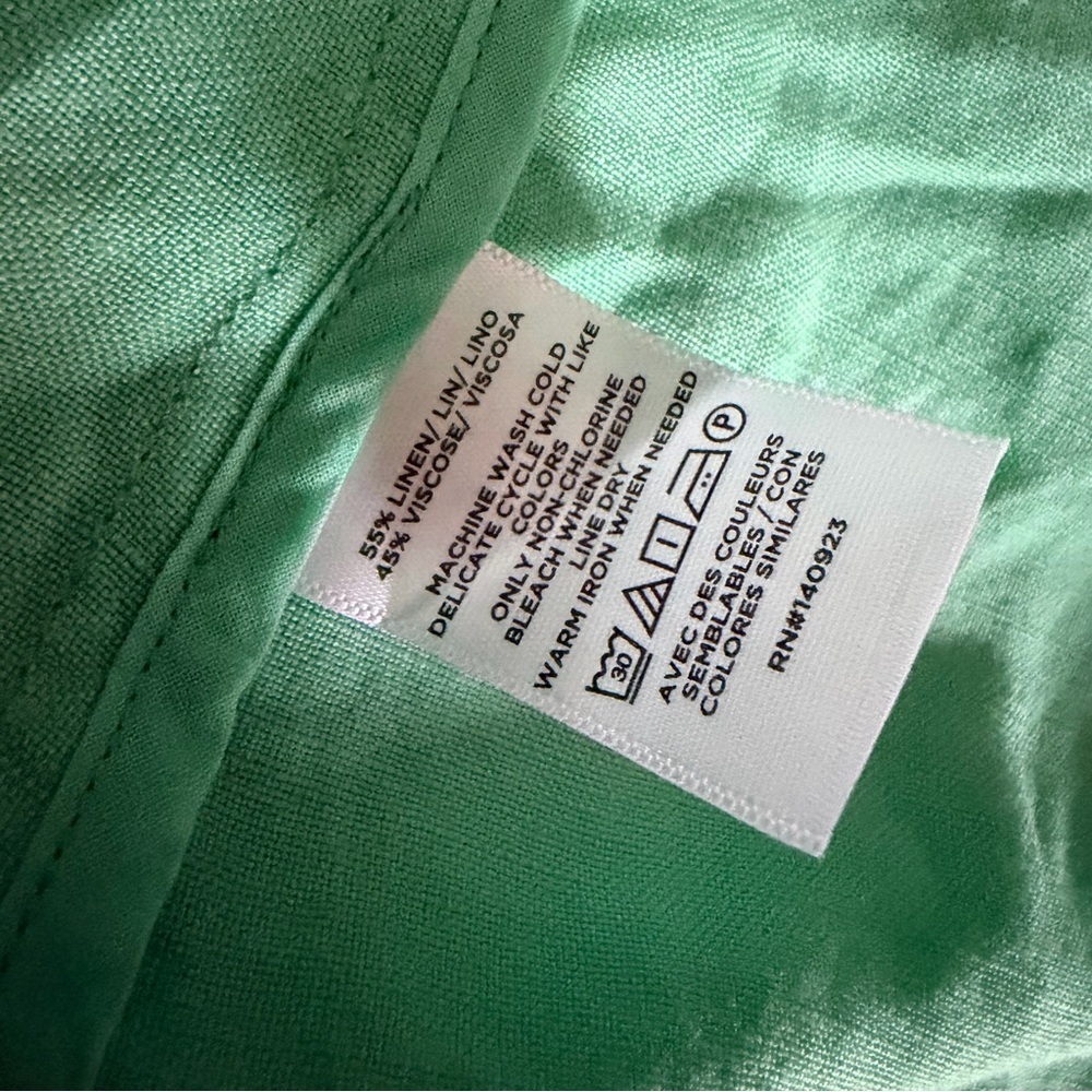 NWOT LOFT Mint Green One Button Open Long Blazer, XL - Picture 13 of 16